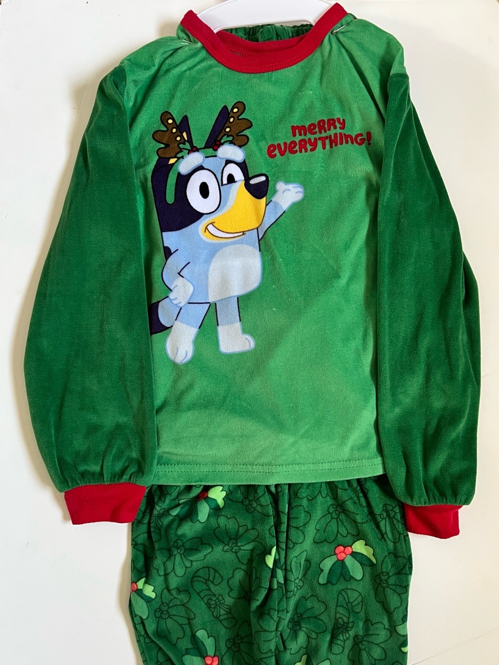 Bluey Kids Christmas Pajama Set ‘Merry Everything’